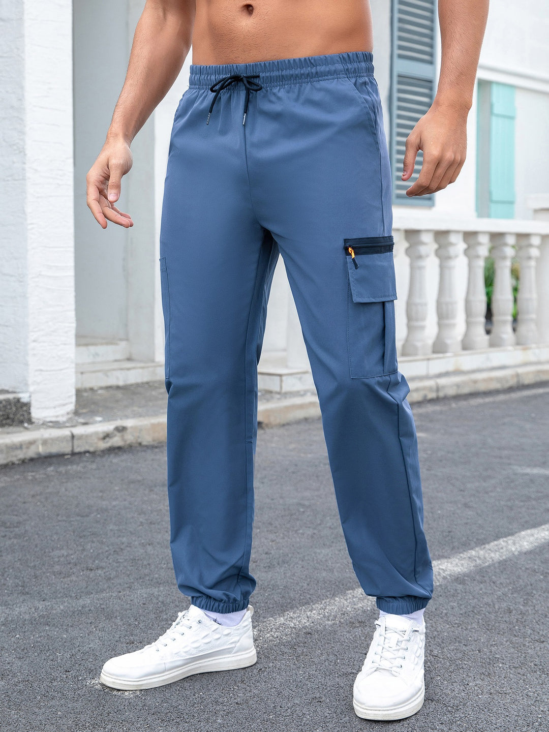 Herren Multifunktionale Freizeit-Cargohose Drune