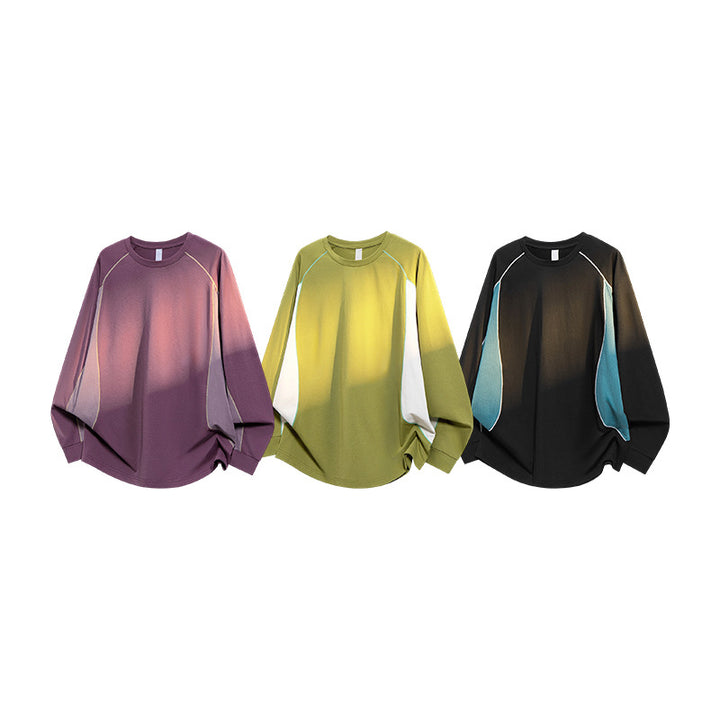 Damen Oversize-Langarmshirt mit Raglanärmeln, atmungsaktiven Seiteneinsätzen und Rundhalsausschnitt Drune