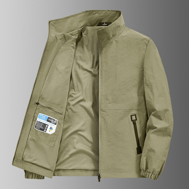 Herren Leichte und atmungsaktive Outdoorjacke Drune