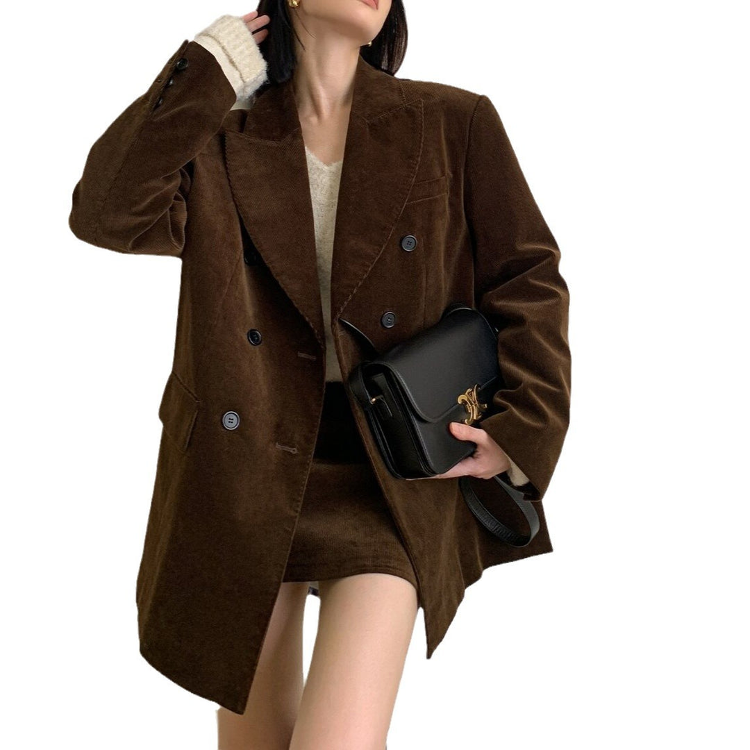 Damen Eleganter Cordblazer Drune