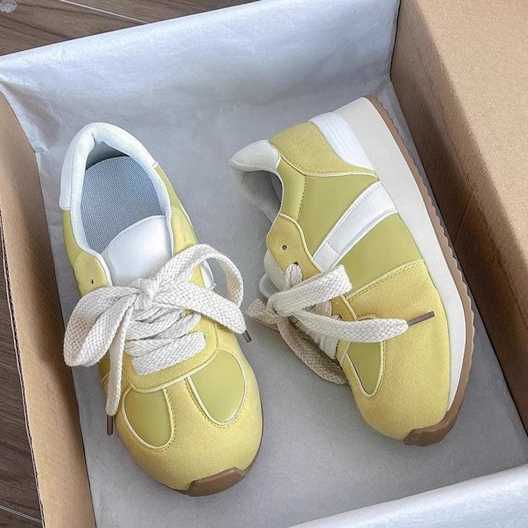 Damen Sportliche Sneaker mit bequemer Dämpfung und atmungsaktiver Oberflächenstruktur Drune