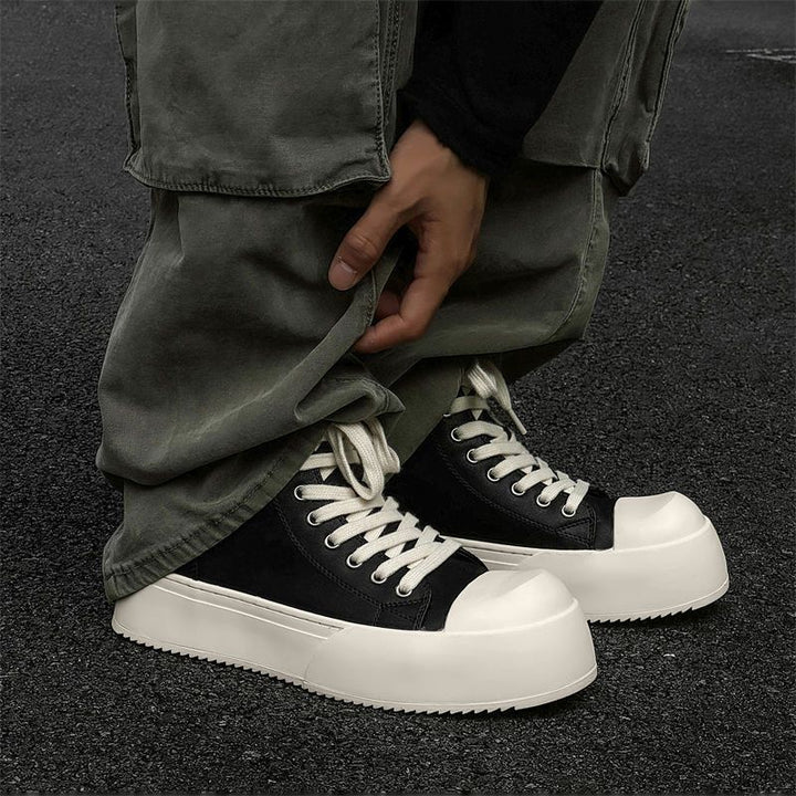 Damen Hohe Plattform-Sneaker mit modernem Design und robustem Profil Drune