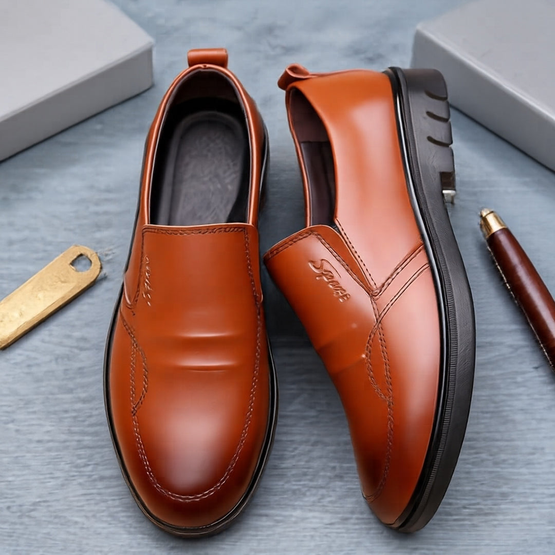Herren Elegante und Bequeme Slip-On Lederschuhe Drune 1788175386