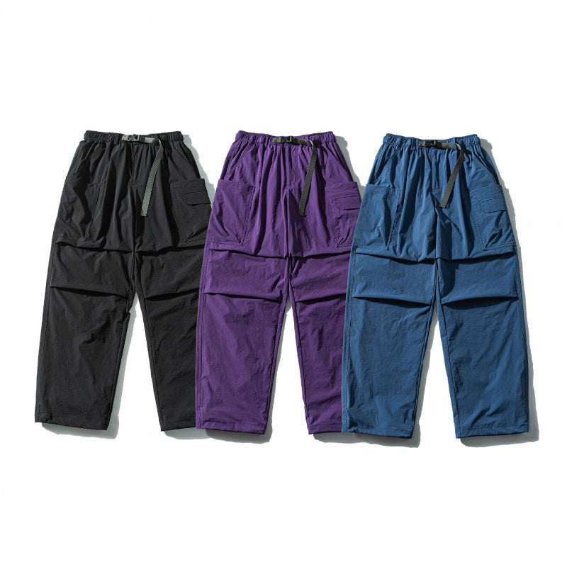 Unisex Utility-Cargo-Hose mit elastischem Bund, verstellbarem Gurt und großen aufgesetzten Taschen Drune