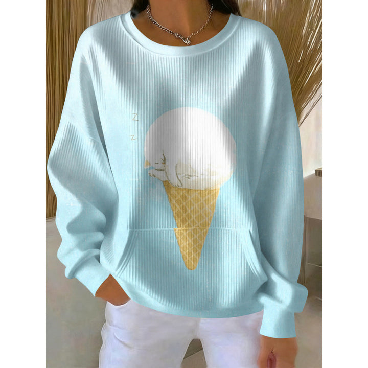Damen Gemütlicher Pullover Drune