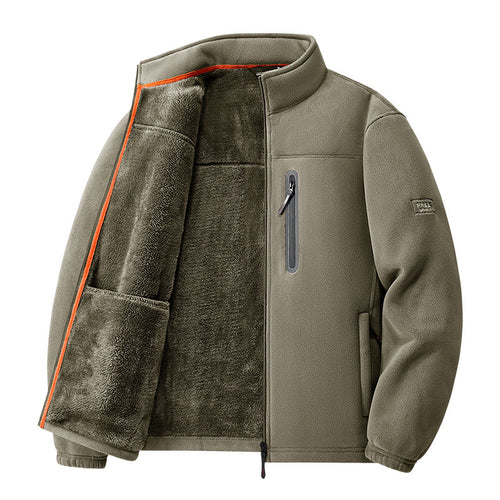 Herren Warme Fleecejacke Drune