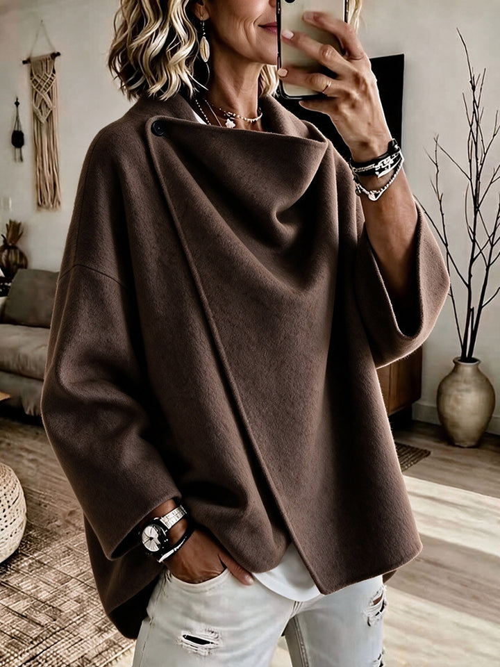 Damen Stilvolle Oversized Jacke Drune