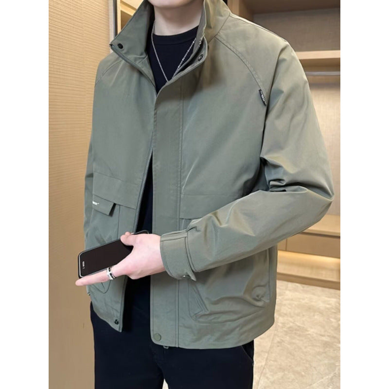 Herren Modische Slim-Fit Übergangsjacke Drune