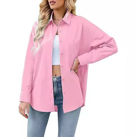 Damen Leichte und luftige Overshirtbluse Drune