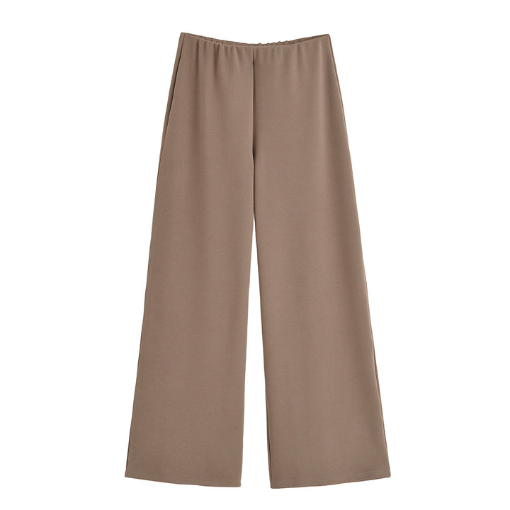 Damen weite Palazzo-Hose aus leichtem, luftigem Material Drune