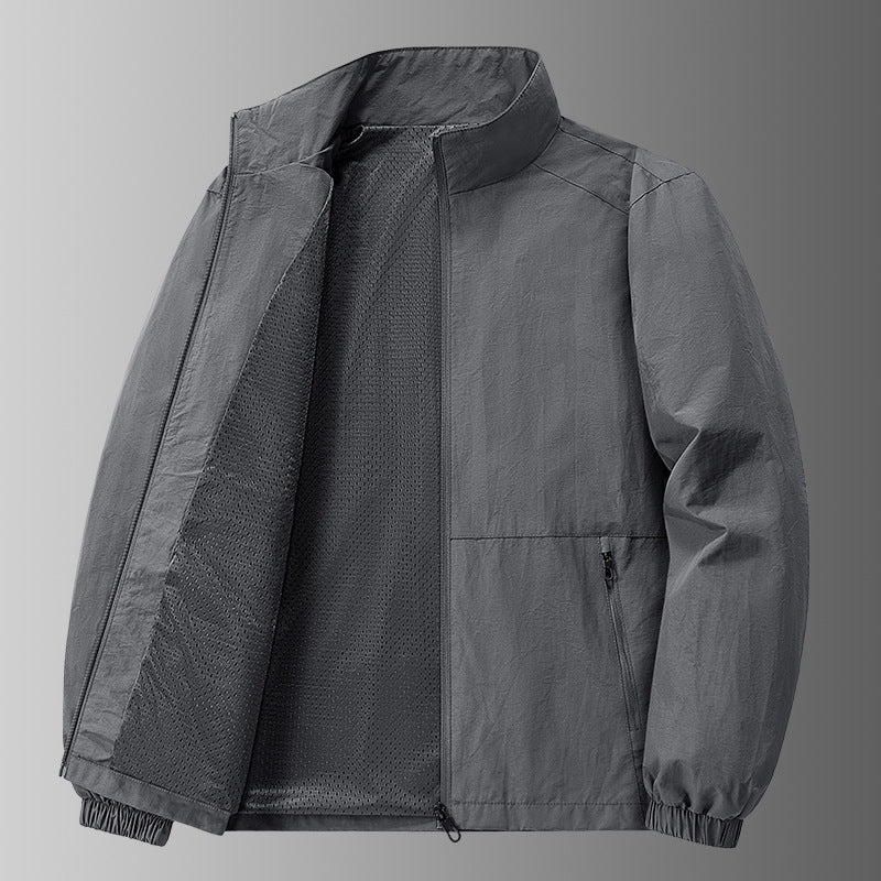 Herren Leichte Windjacke mit atmungsaktiver Mesh-Innenausstattung Drune