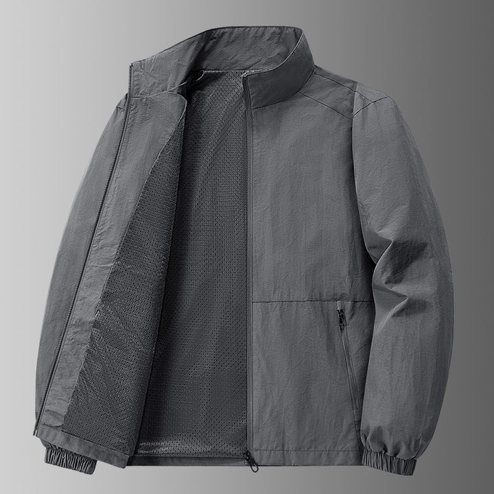 Herren Leichte Windjacke mit atmungsaktiver Mesh-Innenausstattung Drune