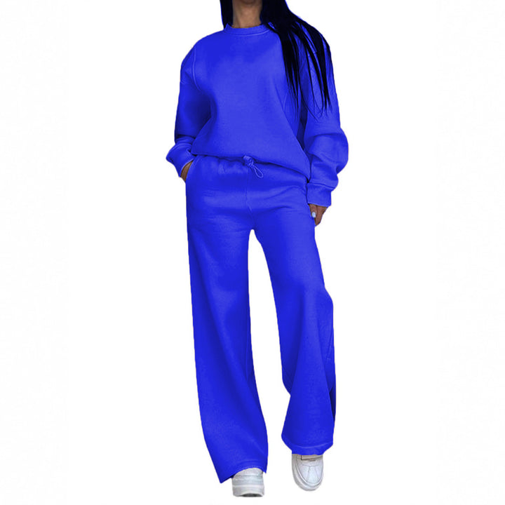 Damen nan lässiges Oversize Sweatshirt und weite Jogginghose Set Drune
