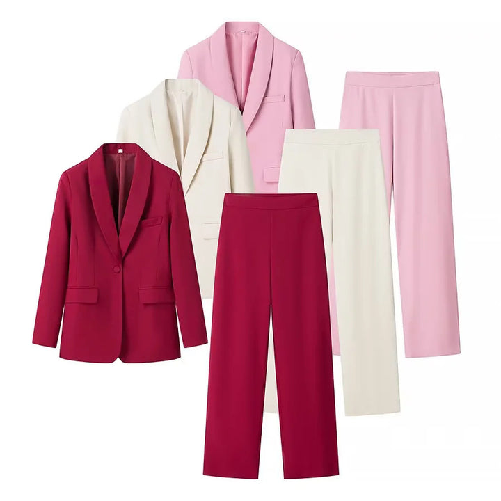 Damen nan taillierter Longblazer mit Schalkragen, verdecktem Knopfverschluss und Pattentaschen Drune