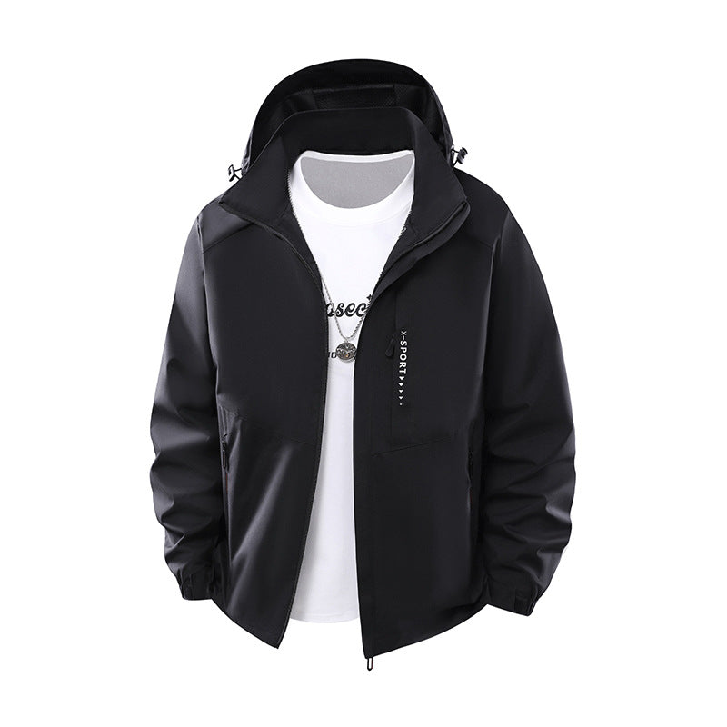 Herren Atmungsaktive Outdoor-Jacke