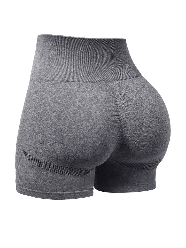 Damen Hochbundige Fitness Shorts mit innovativer Formgebung Drune