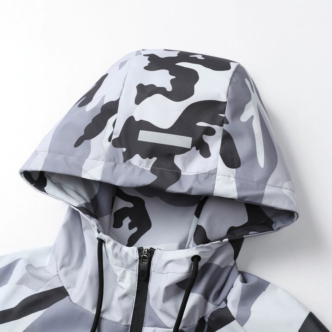 Herren Sportliche Camo-Funktionsjacke Drune
