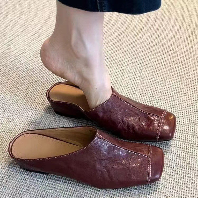 Damen Clogs aus hochwertigem Leder mit besonderem Design und komfortabler Passform Drune