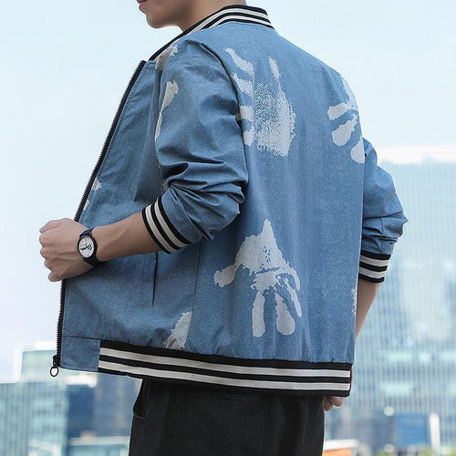 Herren Modische Bomberjacke Drune