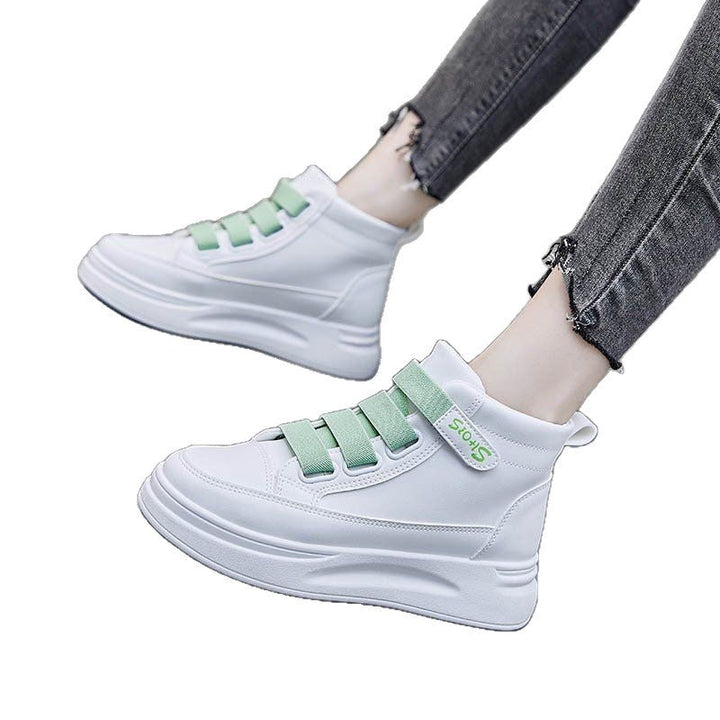 Damen High-Top Sneaker mit leichtem Design und verstellbaren Riemen Drune