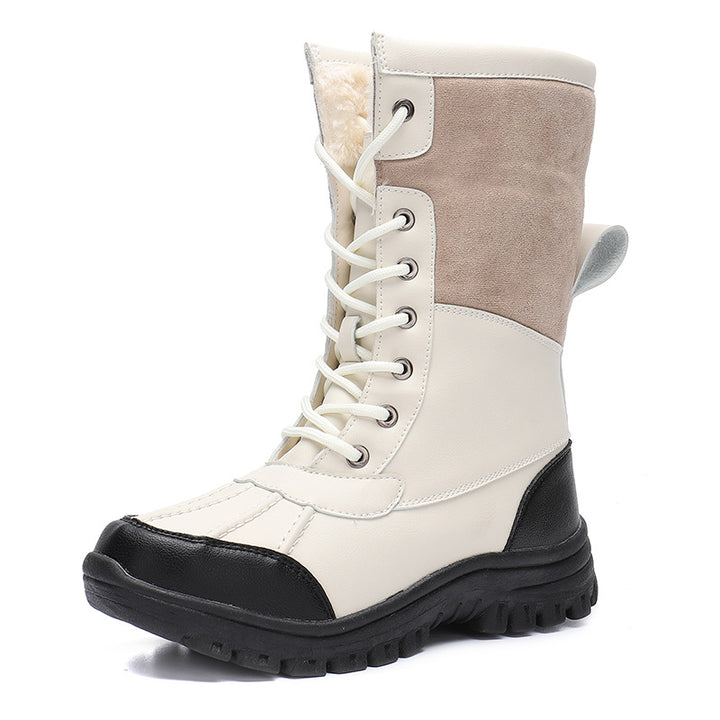 Damen Gefütterte Winterstiefel mit rutschfester Sohle und isolierendem Innenfutter Drune