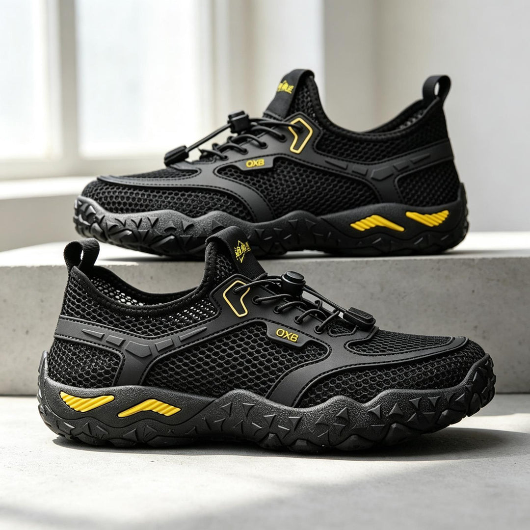 Herren Atmungsaktive Mesh-Sneaker mit Schnellschnürsystem Drune