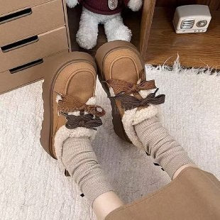 Damen Komfortable und warme Sneaker mit kuscheligem Innenfutter Drune