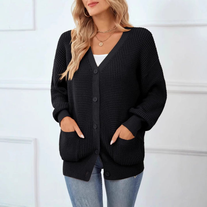 Damen Grobstrick Cardigan