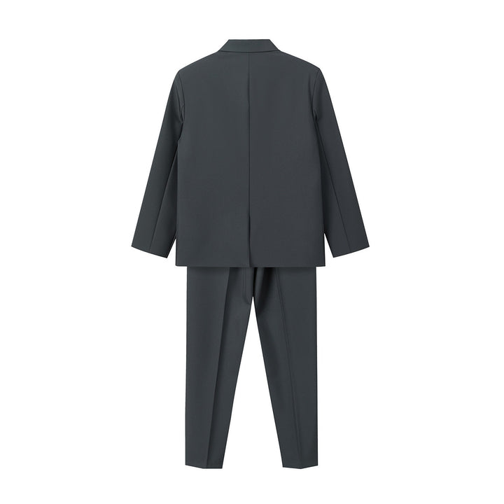 Damen Zweiteiliges Oversize-Blazer- und konisch geschnittene Anzughose-Set Drune