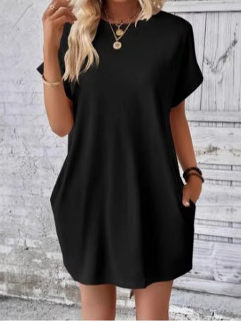 Damen Freizeitkleid mit praktischen Taschen und lässigem Schnitt Drune