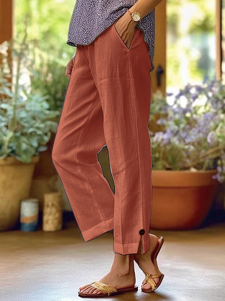 Damen Bequeme Sommerhose Drune