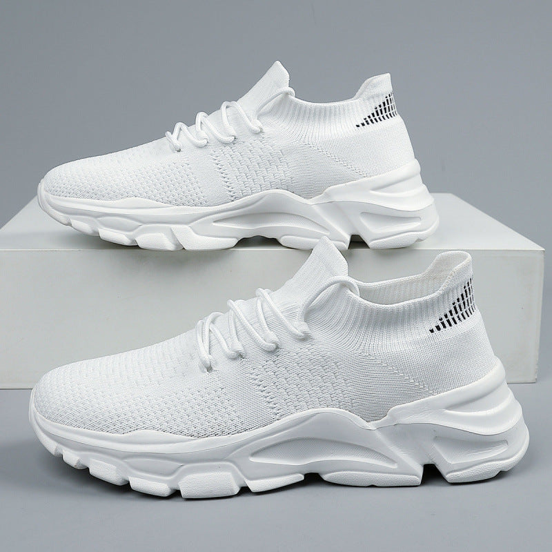 Unisex Strick-Sockensneaker mit atmungsaktiver Maschenoberfläche und markanter Plateau-Laufsohle Drune