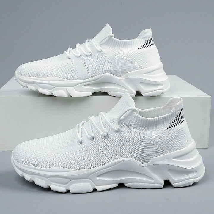 Unisex Strick-Sockensneaker mit atmungsaktiver Maschenoberfläche und markanter Plateau-Laufsohle Drune