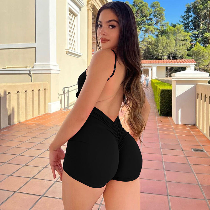 Damen Bodysuit mit schmalem Schnitt und feinen Spaghetti-Trägern Drune