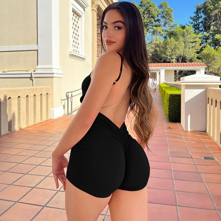 Damen Bodysuit mit schmalem Schnitt und feinen Spaghetti-Trägern Drune