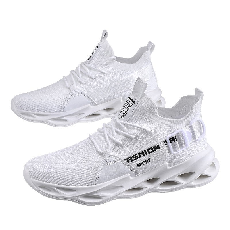 Unisex Strick-Sockensneaker mit gelochter Waben-Luftsohle Drune
