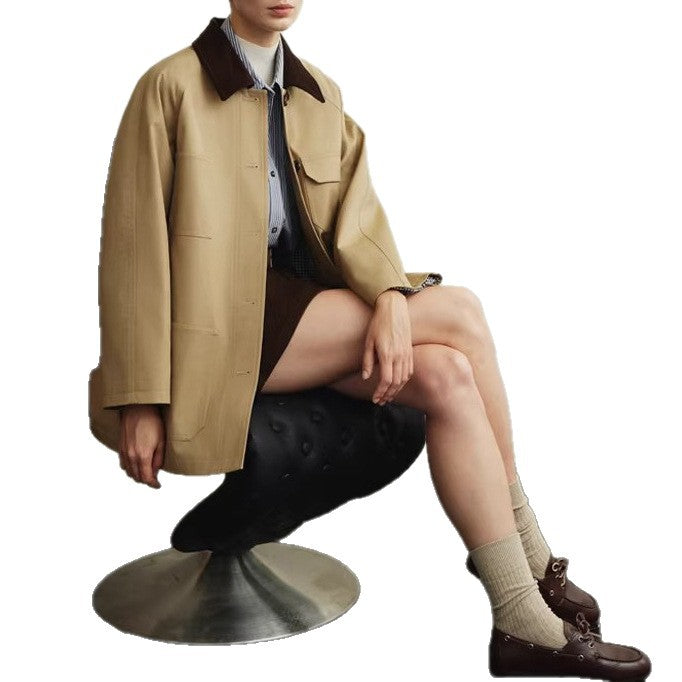 Damen Modische Jacke mit klassischem Schnitt Drune