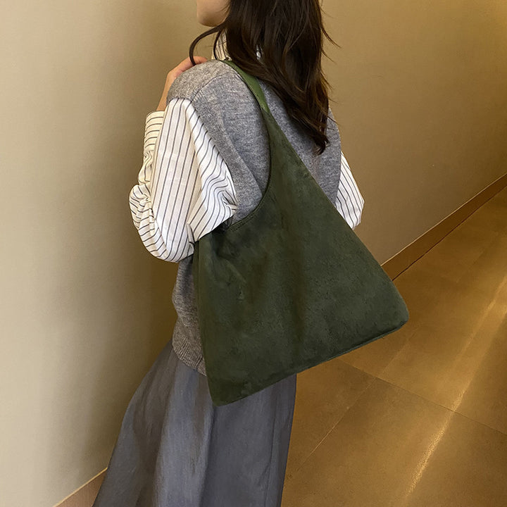 Damen Soft Suede Hobo Tasche Drune