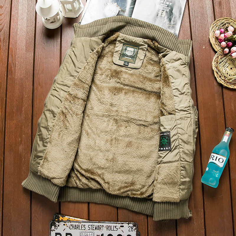 Herren Gepolsterte Thermo‑Steppweste mit Teddy‑Fleece‑Futter und Rippenbündchen Drune