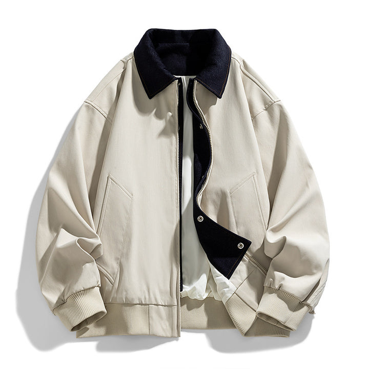 Herren Modische Übergangsjacke mit Steppdetails Drune