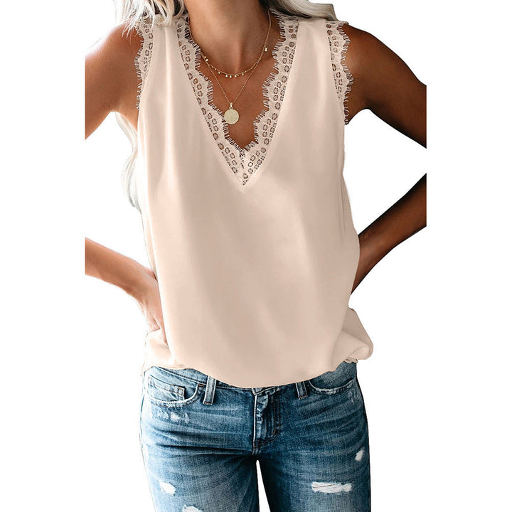 Damen Spitzenverzierte Bluse Drune