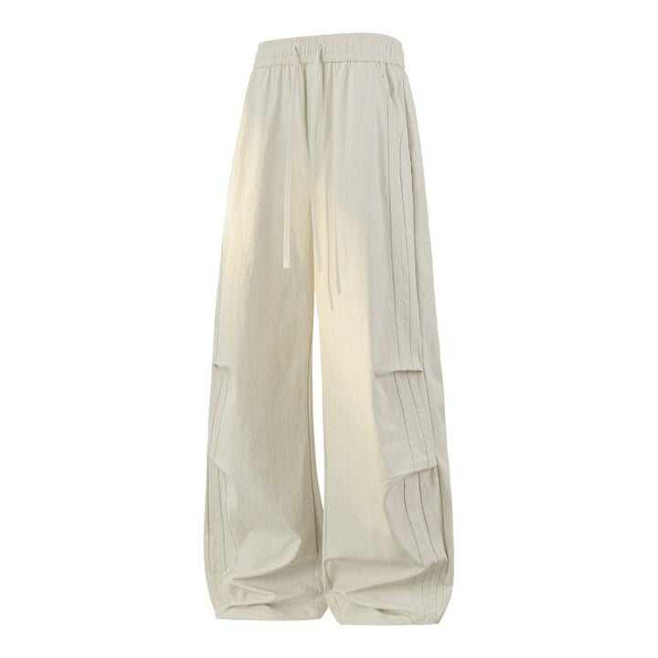 Damen Weite Lagen-Loungehose mit Cargo-Details & elastischem Tunnelzug Drune
