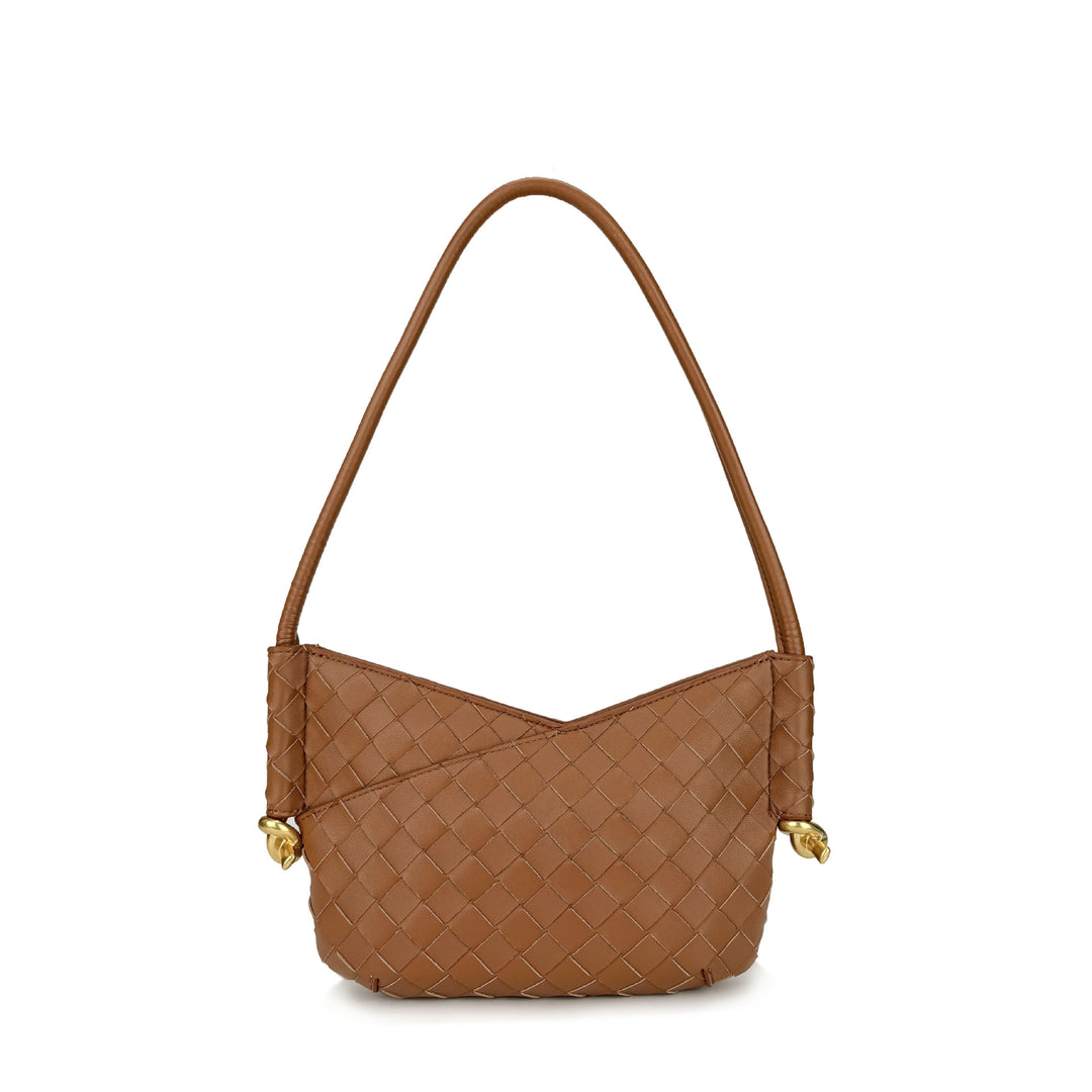 Damen Gewebte Lederhandtasche Drune