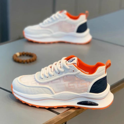 Damen Komfortable Sneakers mit hohem Dämpfungsniveau und atmungsaktiver Struktur Drune