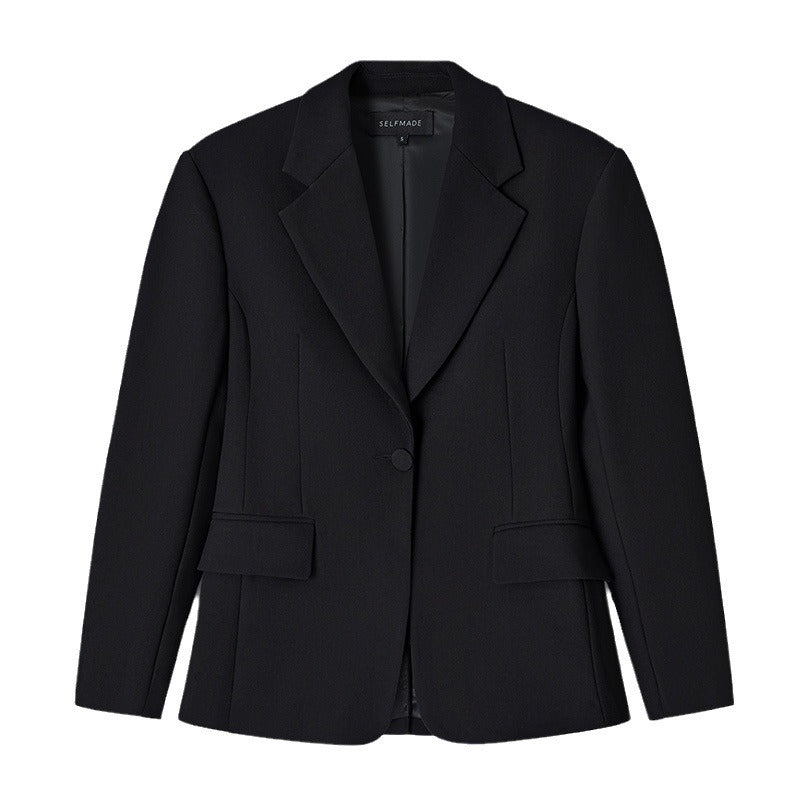 Damen Oversized Blazerjacke mit besonderen Knopfdetails und lässigem Schnitt Drune