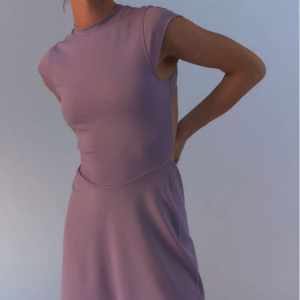 Damen Elegantes und figurbetontes Freizeitkleid Drune