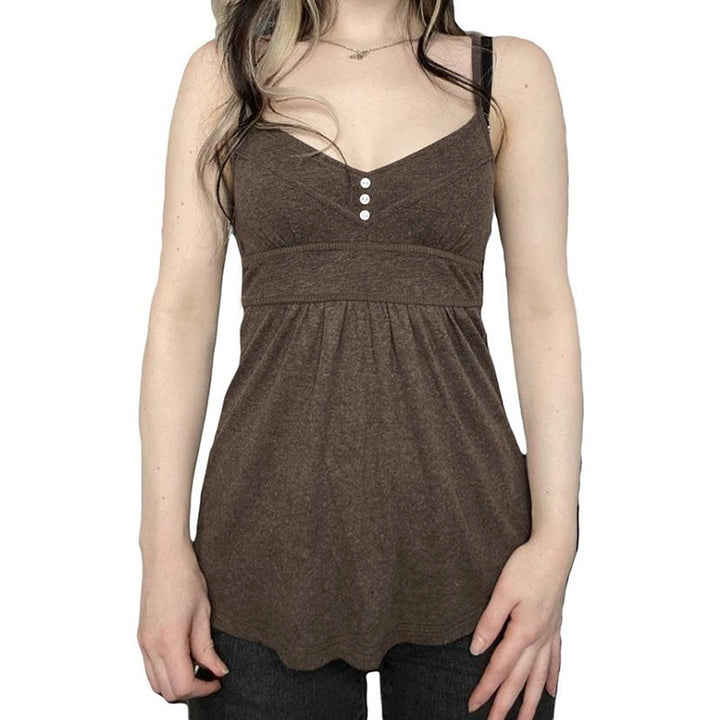 Damen lässiges Trägerkleid mit schmeichelndem Schnitt Drune