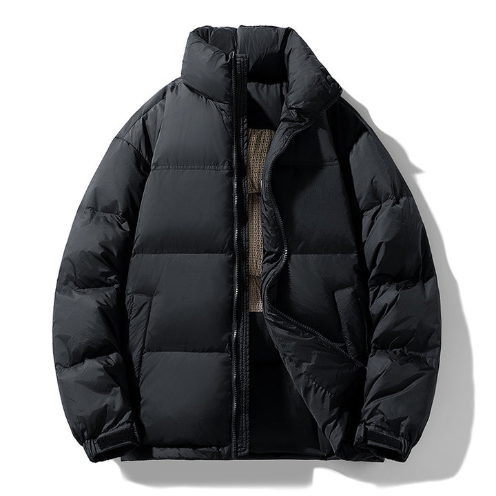 Herren Steppjacke mit hohem Stehkragen und Thermofutter Drune