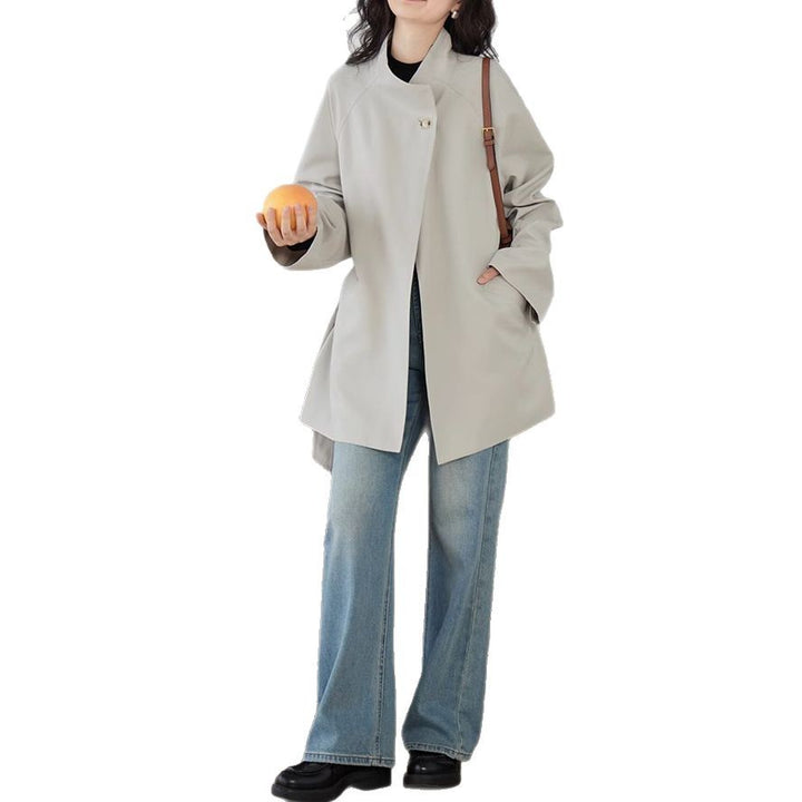 Damen Weit geschnittene Jacke mit modernen Details Drune