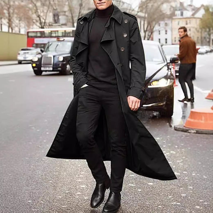 Herren klassischer Trenchcoat Drune